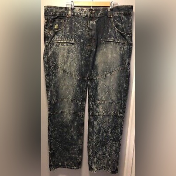 Rocawear Other - Rocawear Mens Classic Fit Acid Wash Jeans 44/33 (32 inch inseam)